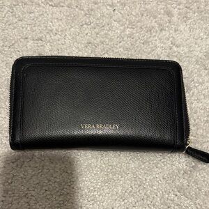 Vera Bradley Black Textured Wallet